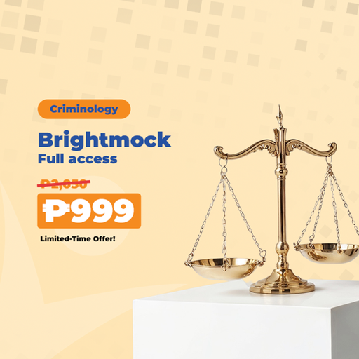 Criminology Mock Board: FIVE FULL EXAMS