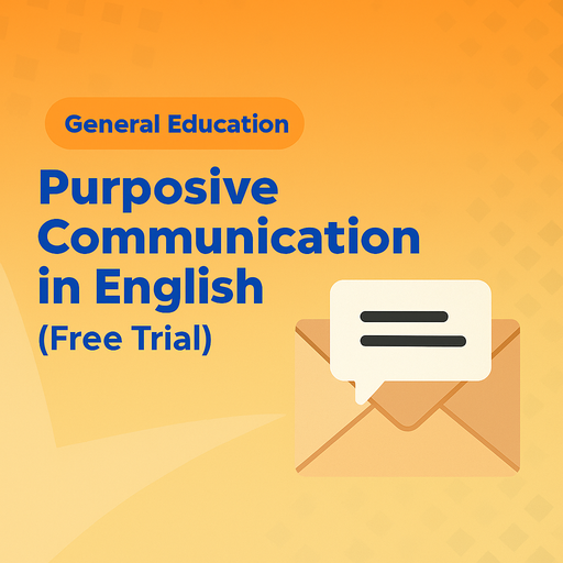 Education: GE Purposive Communication in English (Free Trial)